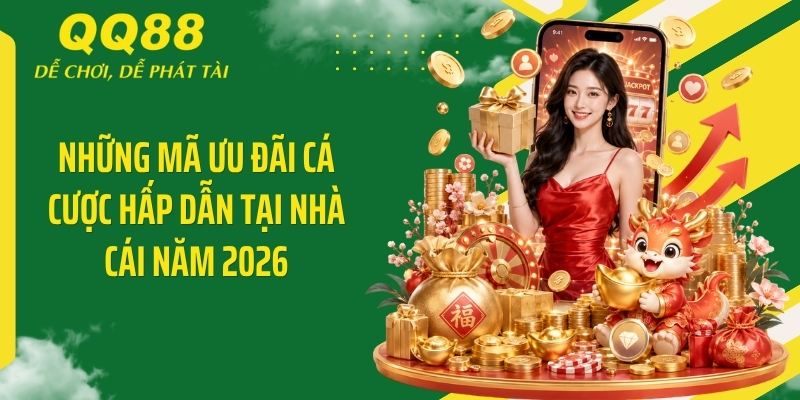 QQ88 Baunti ⭐️ Link Vào Nhà Cái QQ88 Mới Nhất & Nhận 88K 16 Những mã ưu đãi cá cược hấp dẫn tại nhà cái năm 2026